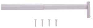 ProSource 21013PHX-PS Adjustable Closet Rod, 30 to 48 in L, Steel