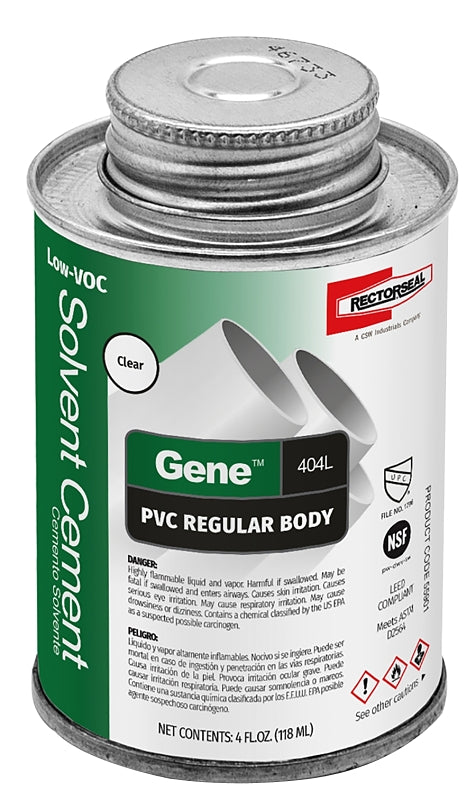 CEMENT SLVNT PCV 404L LW 1/4PT, Pack of 24