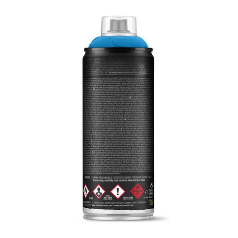 MTN Hardcore Gloss Electric Blue Spray Paint 11 oz, Pack of 6