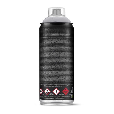 MTN Hardcore Gloss Matter Grey Spray Paint 11 oz, Pack of 6