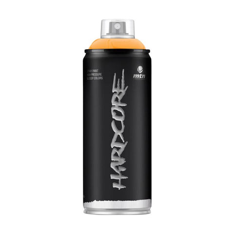 MTN Hardcore Gloss Medium Yellow Spray Paint 11 oz, Pack of 6