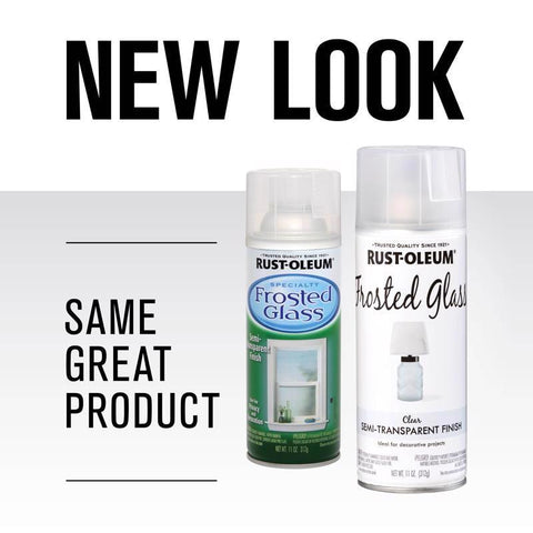 Rust-Oleum Specialty Gloss Frosted Glass Spray Paint 11 oz, Pack of 6