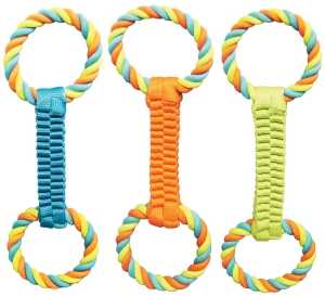 Chomper Rope Chomper WB15526 Dog Toy, Ballistic Weave and Rope Tug, Nylon – Shell ...