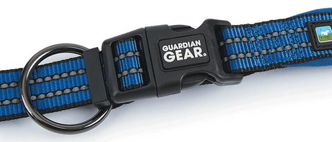 Guardian Gear ZA0006 20 19 Dog Collar, O-Ring Link, 20 to 19 in L Collar, Nylon, Royal Blue