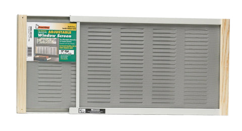 Frost King W.B. Marvin AWS1207 Window Screen, 10 in L, 21 to 37 in W, Aluminum