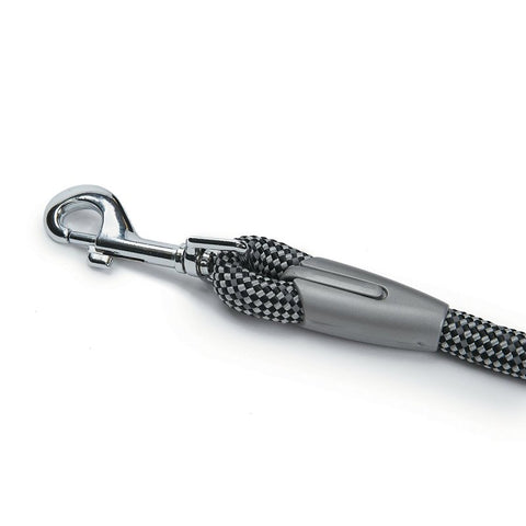Guardian Gear ZA9909 06 17 Reflective Rope Lead, 6 ft L, Black, Fastening Method: Clasp