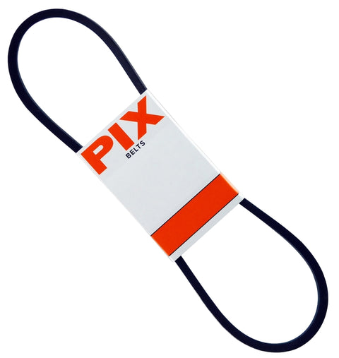 PIX B86/5L890 V-Belt, 89 in Outside Circumference, Molded Cog, 21/32 in W, 3/8 in Thick, Black