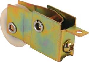 Prime-Line D 1513 Roller Assembly, 1-1/4 in Dia Roller, 5/16 in W Roller, Steel, 1-Roller, B-Tab Mounting