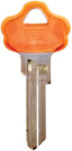 Kw10 Key Hy-Ko 13005KW10PDM Key Blank, Brass, Nickel, For: Kwikset Cabinet, Hou ...
