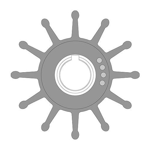 7 Glasskoter 3/8 Nap (White)