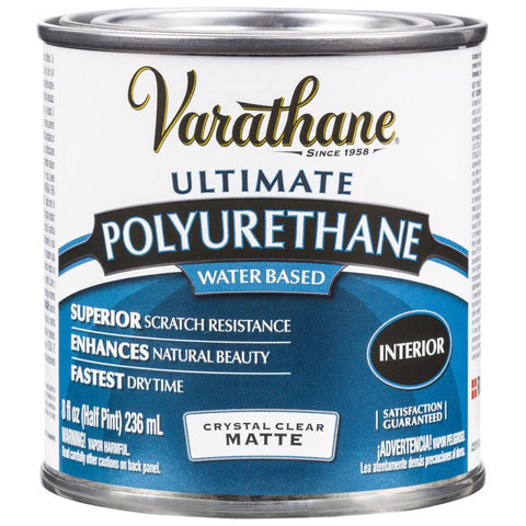 Varathane 262075 Polyurethane, Liquid, Clear, 0.5 pt, Can