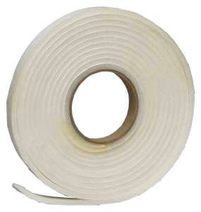 Frost King L342H Foam Tape, 3/4 in W, 17 ft L, 1/4 in Thick, Polyfoam, White