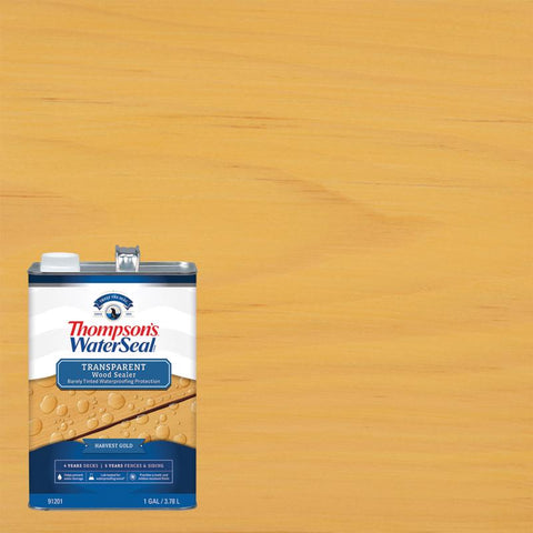 Thompson Shell Thompson's WaterSeal Wood Sealer Transparent Harvest Gold Waterproofin ...