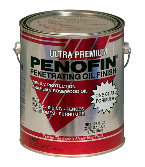 Penofin Ultra Premium Red Label Series F1MSAGA Penetrating Stain, Sable, Liquid, 1 gal, Pack of 4