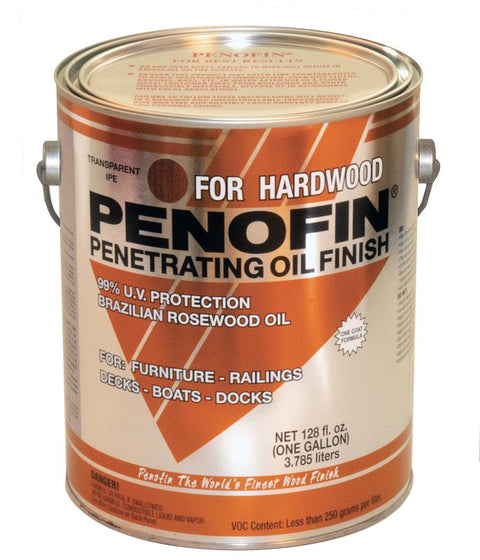 Penofin Hardwood Series F1XHIGA Penetrating Stain, IPE, Liquid, 1 gal, Pack of 4