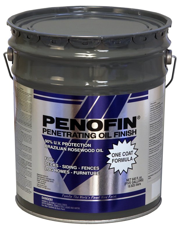 Penofin BLUE LABEL F3ESA5G Wood Stain, Sable, Liquid, 5 gal – Shell ...