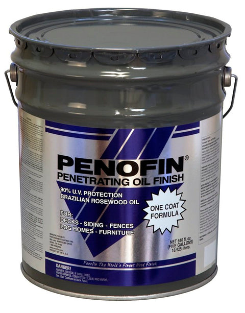 Penofin F3ESI5G Exterior Stain, Sierra, Liquid, 5 gal, Oil Base