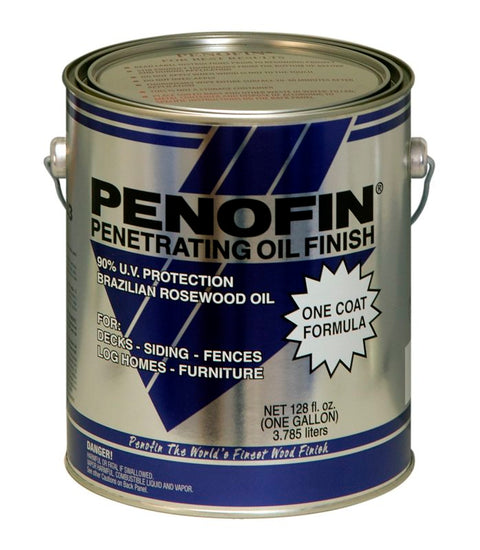 Penofin F3ETRGA Wood Stain, Redwood, Liquid, 1 gal, Pack of 4