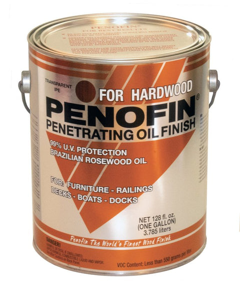 Penofin F5XHIGA Stain, Ipe, Liquid, 1 gal, Pack of 4