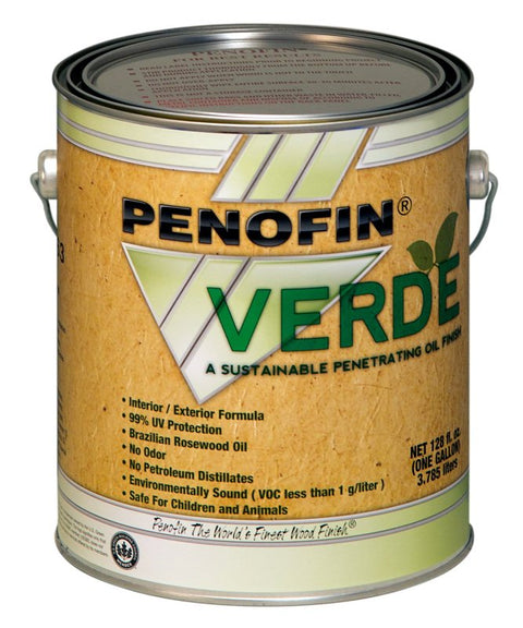 Penofin VERDE F0VMGGA Stain, Mahogany, Liquid, 1 gal, Pack of 4
