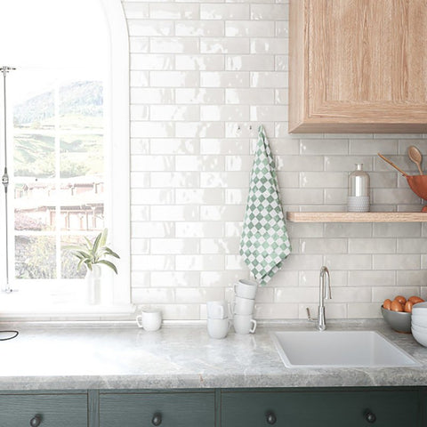Emser Tile Passion Series W32PASSBC0308P28 Porcelain Tile, 8 in L Tile, 3 in W Tile, Pressed Edge, Rectangular Pattern