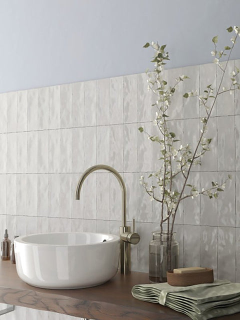 Emser Tile Passion Series W32PASSBC0308P28 Porcelain Tile, 8 in L Tile, 3 in W Tile, Pressed Edge, Rectangular Pattern