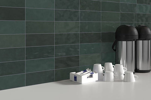 Emser Tile Passion Series W32PASSVE0308P28 Porcelain Tile, 8 in L Tile, 3 in W Tile, Pressed Edge, Rectangular Pattern