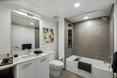 Emser Tile Sterlina II Series F20STERDO1224 Porcelain Tile, 24 in L Tile, 12 in W Tile, Rectified Edge, Dove
