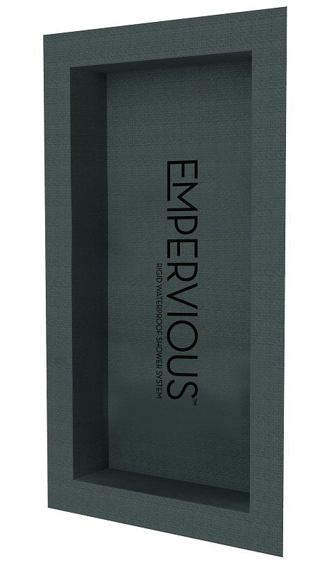 Emser Tile Empervious Series ZGBN1624F Shower Recess Niches, Fiberglass/XPS Foam, 16 in W, 24 in H