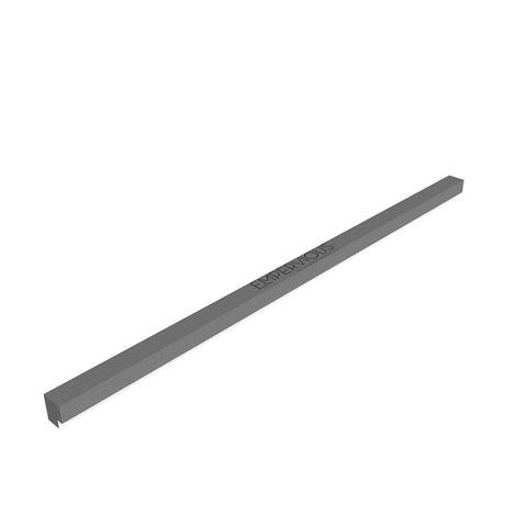 Emser Tile Empervious Series ZGBC312360 Shower Curb, Waterproof, Fiberglass/XPS Foam, Cement-Coated, Pack of 4