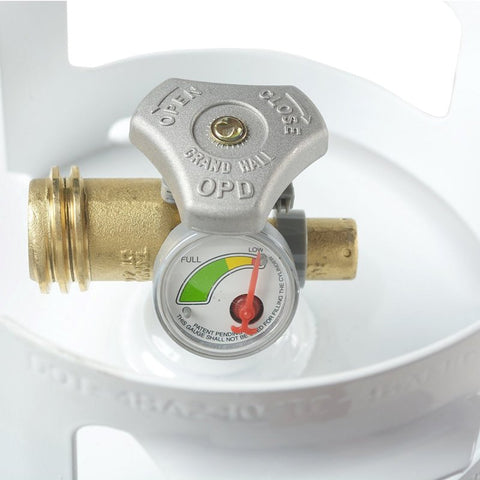Flame King YSN230 LP Cylinder With OPD and Gauge, 5 gal Tank, Steel