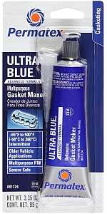 Permatex 81724 Gasket Maker, Blue, 3.35 oz Tube, Paste, Mild