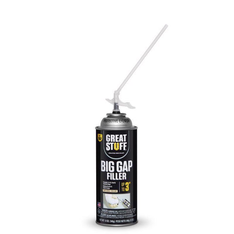 Great Stuff Big Gaps Ivory Polyurethane Insulating Foam Sealant 12 oz, Pack of 12