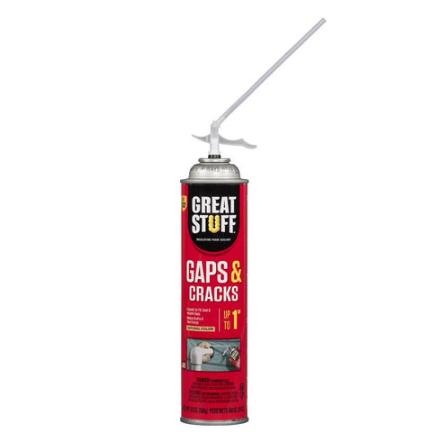 Great Stuff Gaps & Cracks Ivory Polyurethane Insulating Foam Sealant 20 oz, Pack of 12