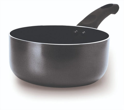Ecolution Elements EEGY-2818 Non-Stick Saucepan, 2 qt Capacity, Aluminum, Gray, Ergonomic Handle