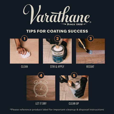 Varathane Ultimate Satin Crystal Clear Water-Based Polyurethane 1 qt, Pack of 2