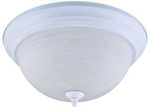 Canarm IFM41311 Ceiling Light Fixture, 120 V, 2-Lamp, White Fixture