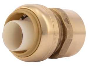 SharkBite U094LFA Pipe Connector, 1 in, FNPT, Brass, 200 psi Pressure