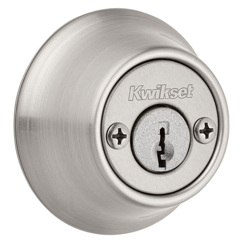 2-CYL DEADBOLT K3 STN NICKL BX, Pack of 3