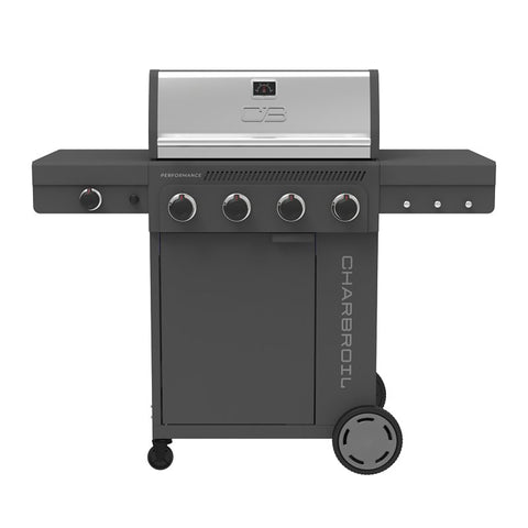 Char-Broil Performance Series 463351021 Gas Grill with Chef's Tray, 32,000 Btu/hr BTU, Liquid Propane, 4-Burner