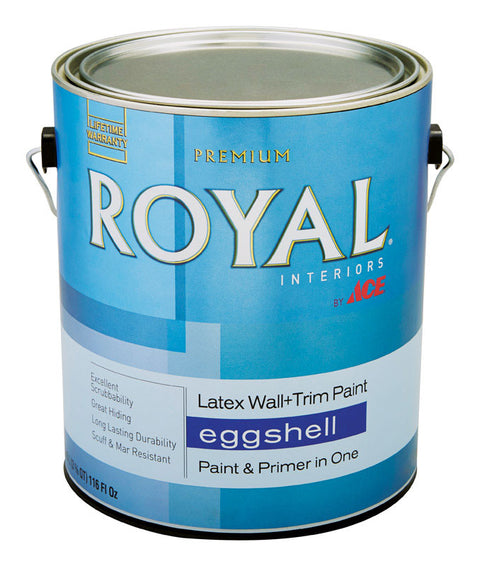 Ace Royal Interior Acrylic Latex Wall & Trim Paint Eggshell 1 gal. Neutral Base