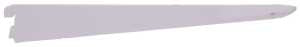ProSource 25208PHL-PS Dual Track Shelf Bracket, 132 lb/Pair, 14 in L, 2 in H, Steel, White, Pack of 20