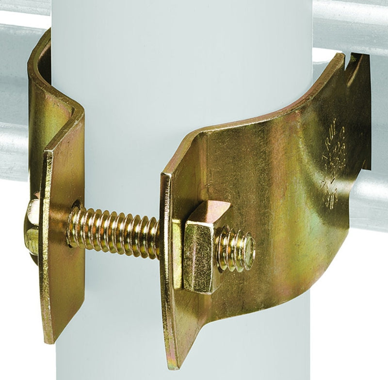SuperStrut Z703 1 1/2-10 Pipe Clamp, Gold, Steel, Galvanized – Shell ...