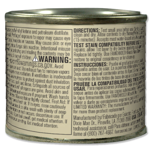 Famowood 36041106 Original Wood Filler, Liquid, Paste, Birch, 6 oz, Can