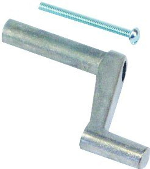 US Hardware WP-8884C Window Crank with Bolt, Zinc, Mill