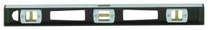 Johnson 3848 I-Beam Level, 48 in L, 3-Vial, Magnetic, Aluminum, Black