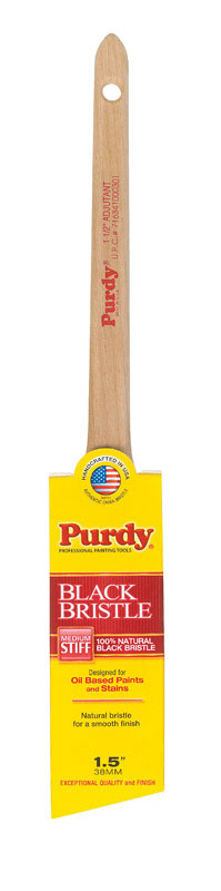 Purdy Adjutant 1 1/2 in. W Angle Black China Bristle Trim Paint Brush