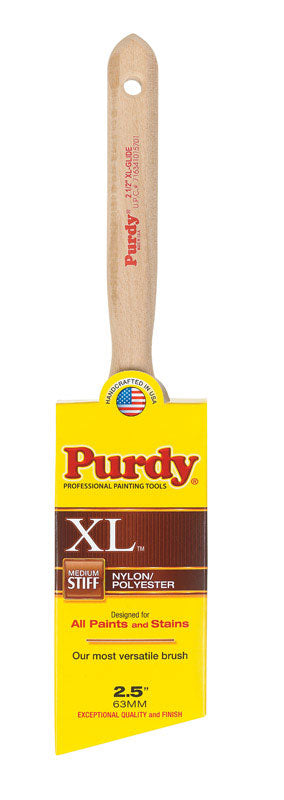 Purdy XL Glide 2-1/2 in. W Angle Nylon Polyester Trim Paint Brush