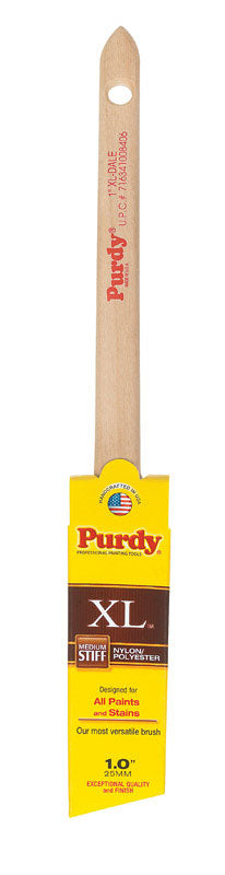 Purdy XL Dale 1 in. W Angle Nylon Polyester Trim Paint Brush