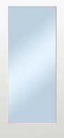 32 in. x 80 in. Primed 1 Lite Interior Privacy Door